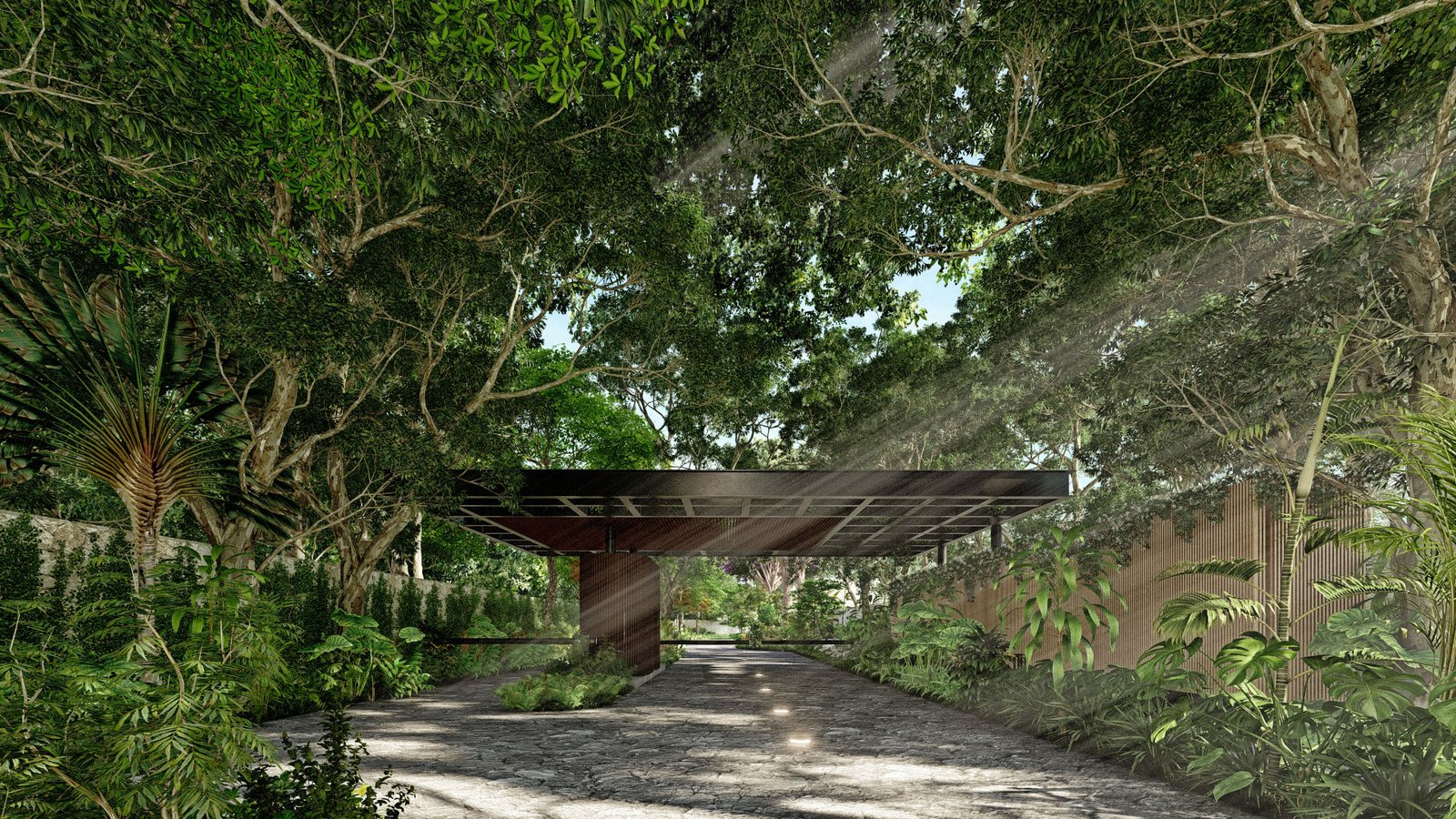 Parque Central aérea La Reserva Yucatán